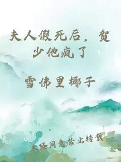 夫人假死后，贺少他疯了