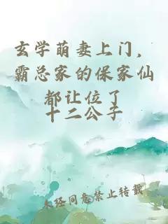玄学萌妻上门，霸总家的保家仙都让位了