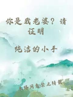你是我老婆？请证明