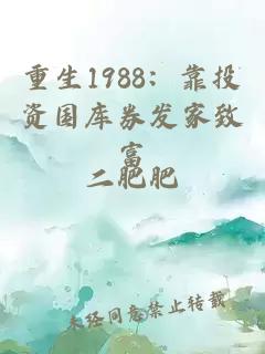 重生1988：靠投资国库券发家致富