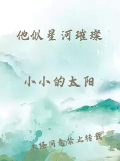 他似星河璀璨