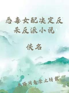 恶毒女配决定反杀反派小说